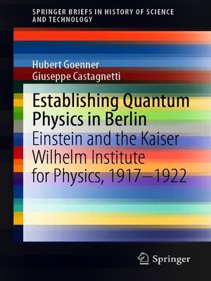 cover image of Establishing Quantum Physics in Berlin